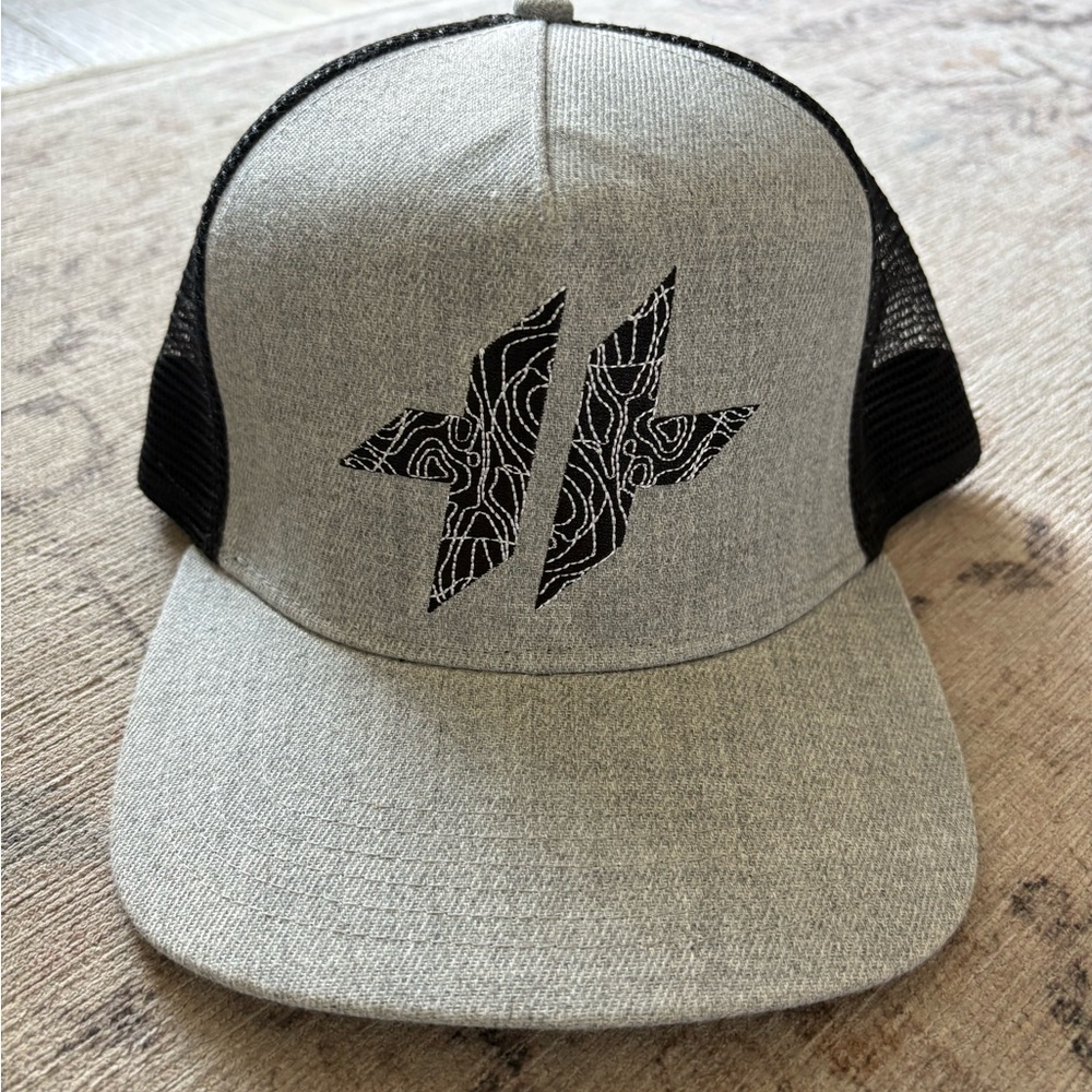 Stylish Gray and Black Trucker Hat